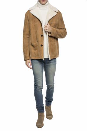 Cropped shearling jacket, zdjęcie 2 Cropped shearling jacket od Saint Laurent